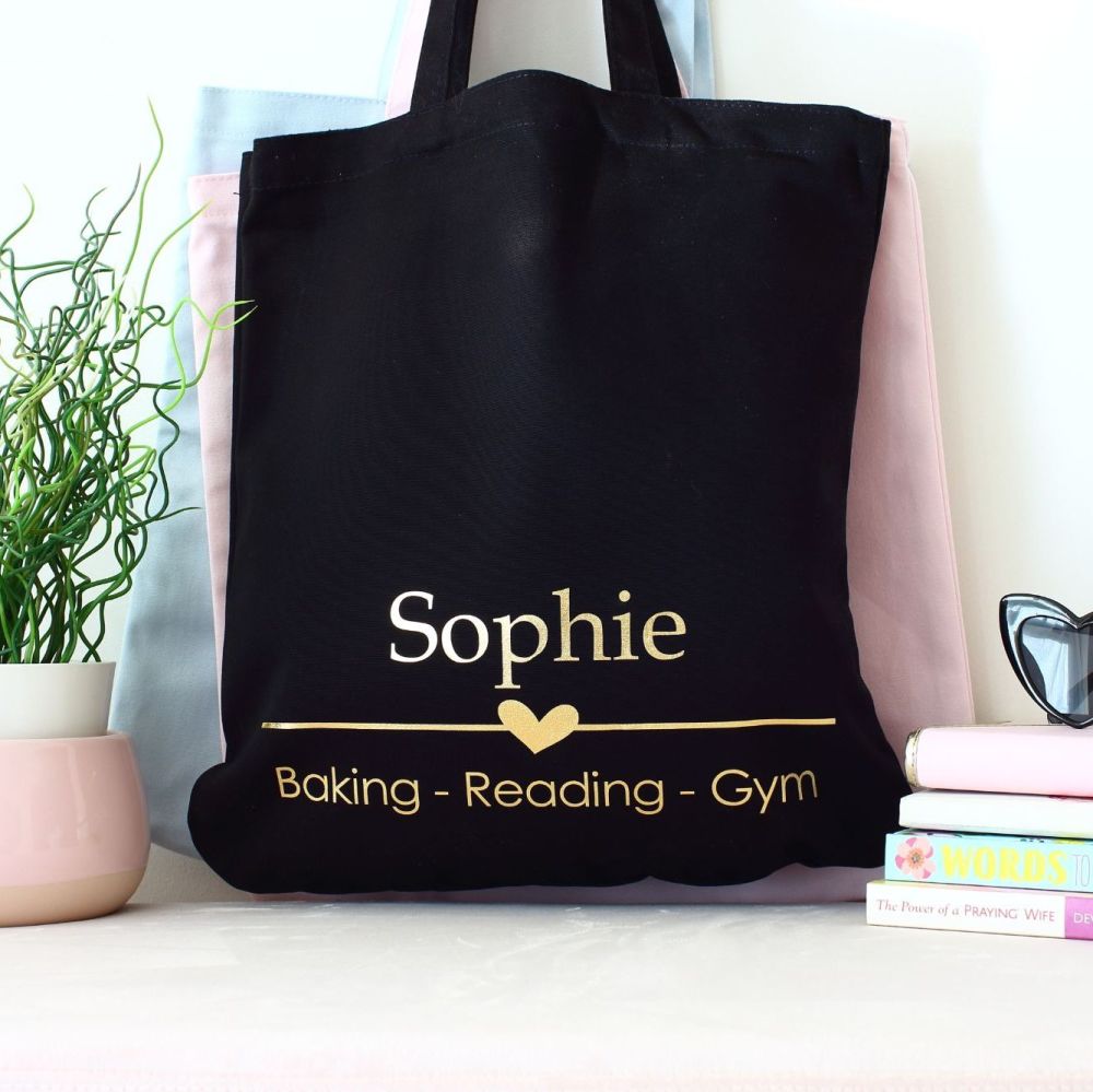 <!-- 089--> Organic tote bag - 3 favourites