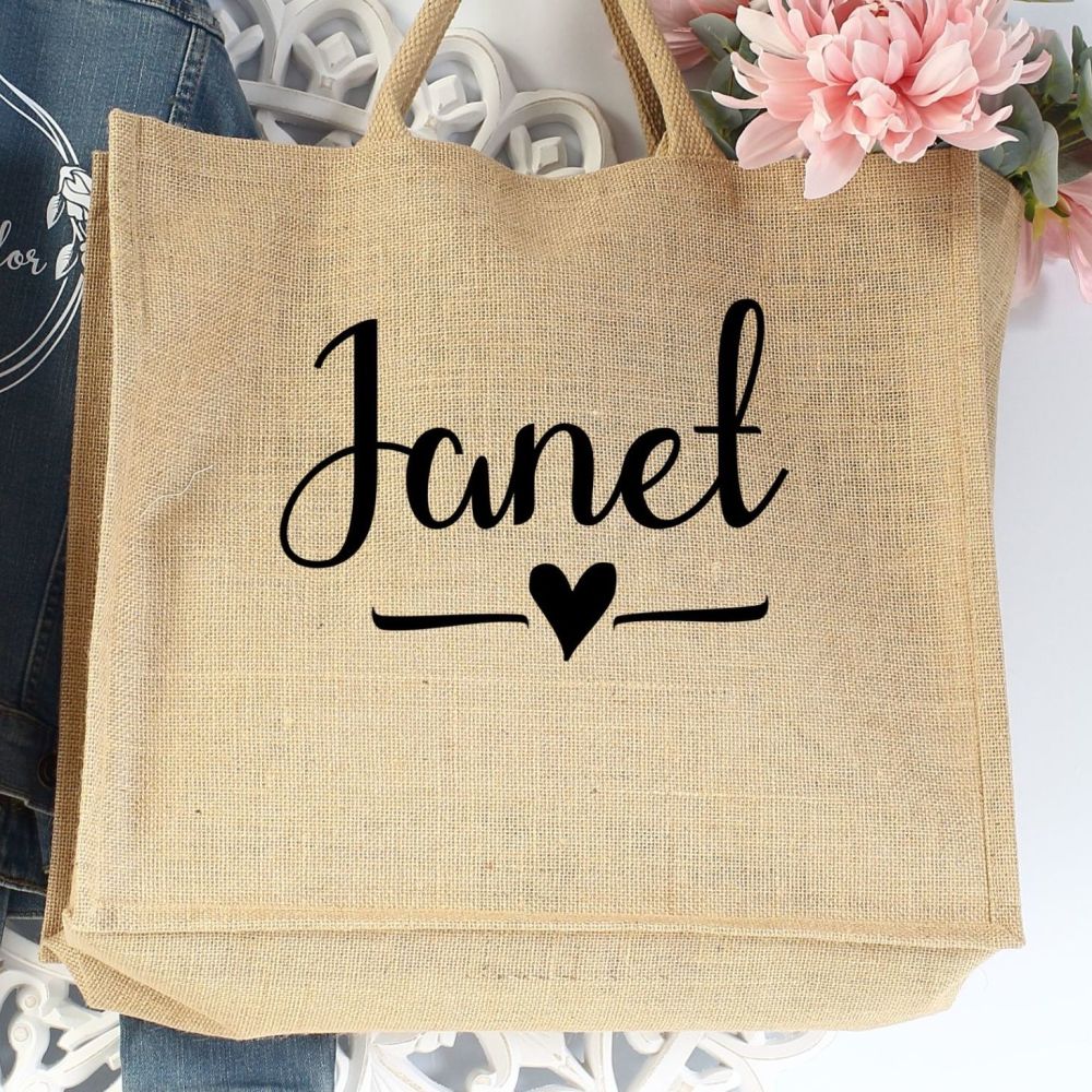 <!-- 078--> Jumbo Jute Shopper - Leopard print