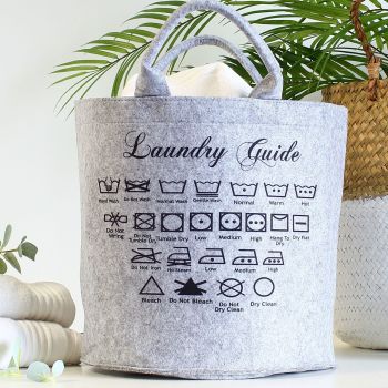Felt storage - Laundry symbols