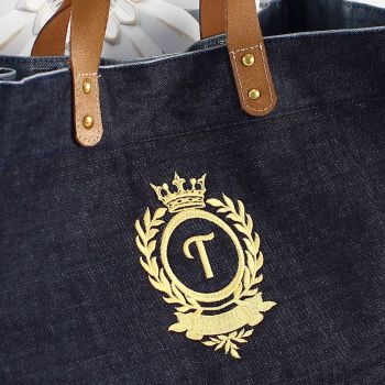  Luxury denim shopper - Regal Crown