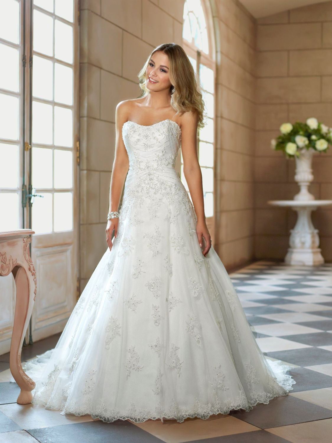 New Stella York Lace A-Line Gown - Style 5756 - Size 14