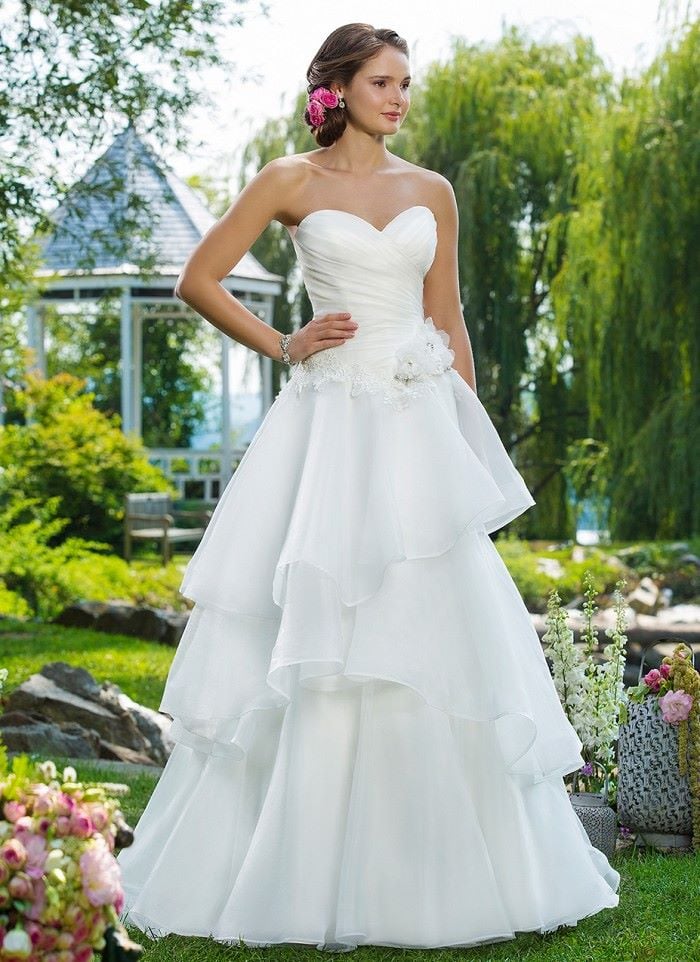 New Sweetheart Ivory BallGown - Style 6099 - Size 14