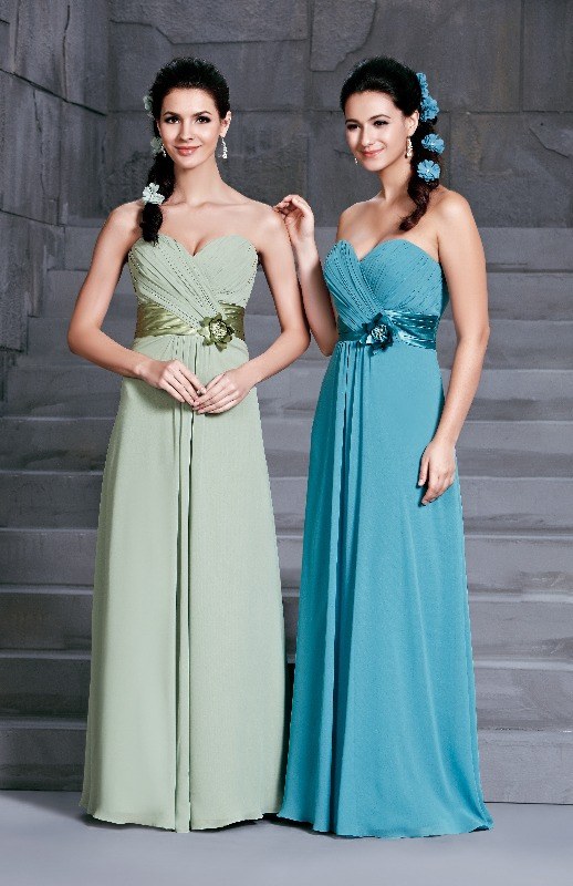 BM Sale Dress - D'Zage - dab11400-pistachio-pistachio &amp; teal-teal-1