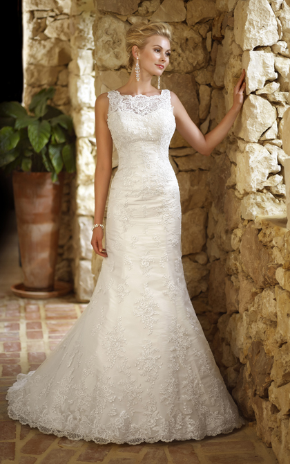 New Stella York Ivory Lace Fit & Flare Style 5689 - Size 14