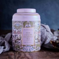 Large Tea Caddy containing 240 English Breakfast Tea Bags - Pink