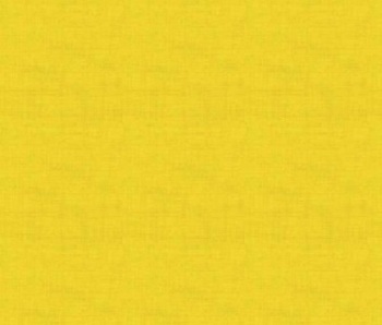 Makower Fabric - Linen Texture Look - Sunflower Yellow - 100% Cotton 