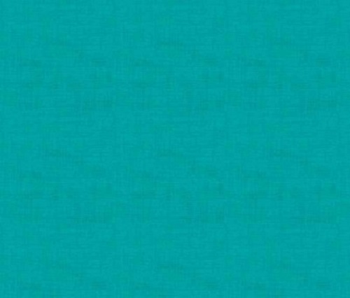 Makower Fabric - Linen Texture - Turquoise - 100% Cotton 