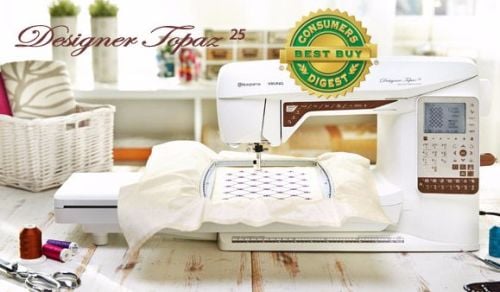 **SALE Husqvarna Viking - Designer Topaz 25 - Electronic Embroidery Machine