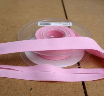 Bias Binding 25mm - Light Pink 718 - Polycotton - Metre