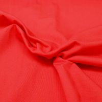 Stretch Jersey Knit Fabric - Plain Red - 95% Cotton 5% Lycra Half Metre