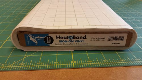 Heat n Bond - Iron on Vinyl Laminate - Gloss - Water Resistant Covering - M