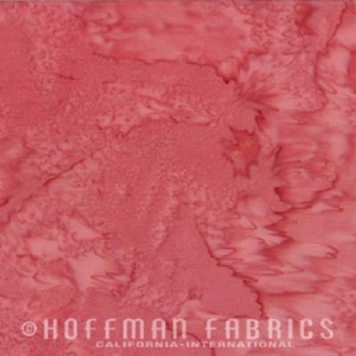 Hoffman Batik Fabric - Watercolour 1895 - Tara Pink - 100% Cotton