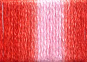 Presencia Finca Perle No.8 Thread - Egyptian Cotton - Variegated Red 9250 - 10g Ball