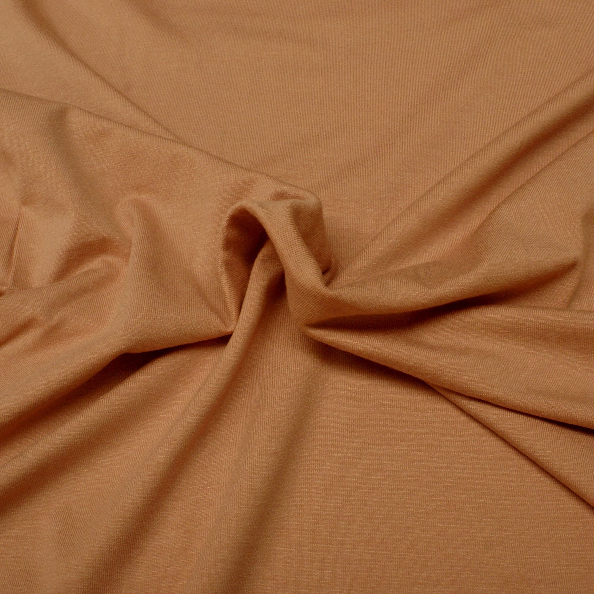 Viscose Stretch Jersey Knit Fabric Plain Peach 95 Viscose, 5