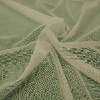 Body Mesh Fabric - White - Polyester Lycra - Half Metre - Similar to Power Mesh