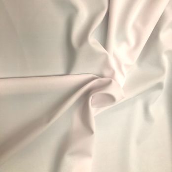 Stretch Knit Fabric - Prepared for Printing - White - 83% Polyester 17% Spandex - Half Metre 