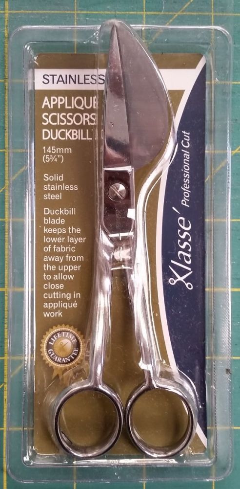 Klasse - Duckbill Stainless Steel Applique Scissors - 145mm - Stainless Ste