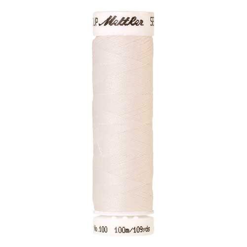 Mettler Threads - Seralon Polyester - 100m Reel - White 2000