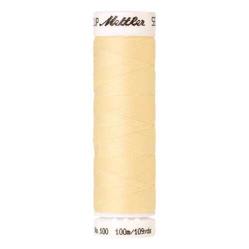 Mettler Threads - Seralon Polyester - 100m Reel - Vanilla 0129