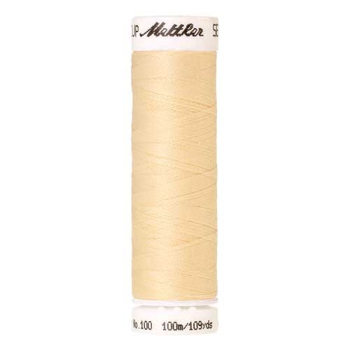 Mettler Threads - Seralon Polyester - 100m Reel - Buttercream 1455