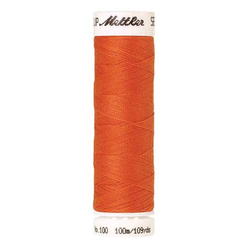 Mettler Threads - Seralon Polyester - 100m Reel - Tangerine 1335