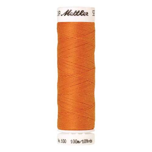 Mettler Threads - Seralon Polyester - 100m Reel - 0122 Pumpkin