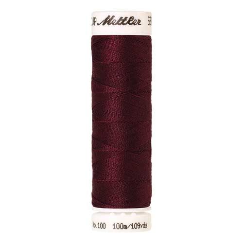 Mettler Threads - Seralon Polyester - 100m Reel - Bordeaux 0109