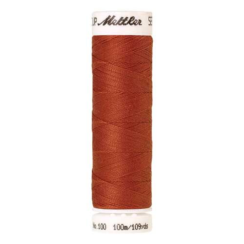 Mettler Threads - Seralon Polyester - 100m Reel - Reddish Ocher 1288