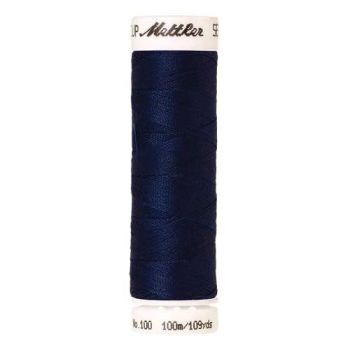 Mettler Threads - Seralon Polyester - 100m Reel - Royal Navy 0816
