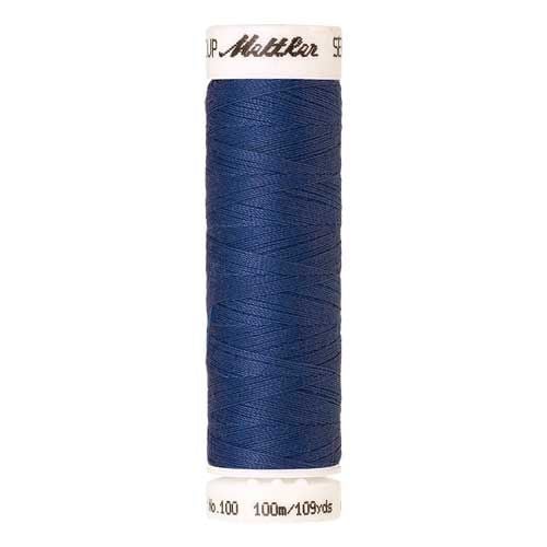 Mettler Threads - Seralon Polyester - 100m Reel - Cobalt Blue 0815