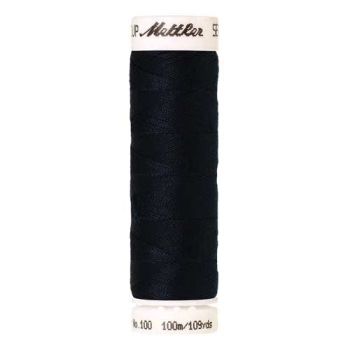 Mettler Threads - Seralon Polyester - 100m Reel - Blue Black 0810