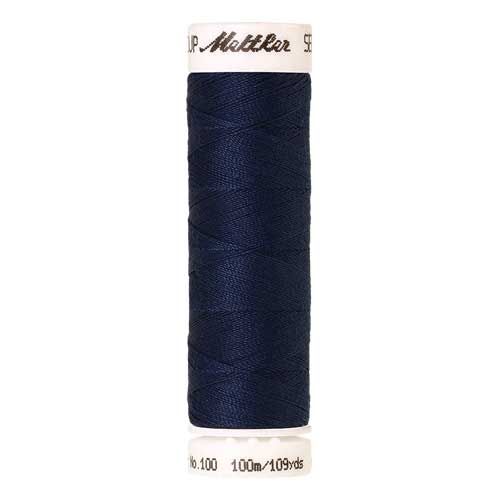 Mettler Threads - Seralon Polyester - 100m Reel - Prussian Blue 1467