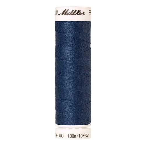 Mettler Threads - Seralon Polyester - 100m Reel - Steel Blue 1316