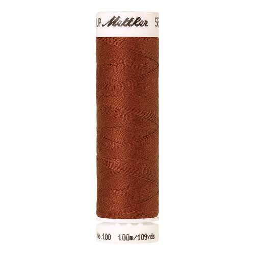 Mettler Threads - Seralon Polyester - 100m Reel - Brick Red 1054