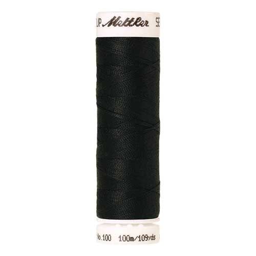 Mettler Threads - Seralon Polyester - 100m Reel - Obsidian 1362