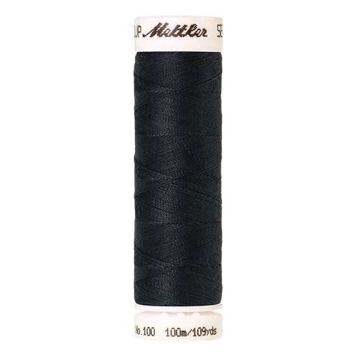 Mettler Threads - Seralon Polyester - 100m Reel - Drab Dark Blue 1242