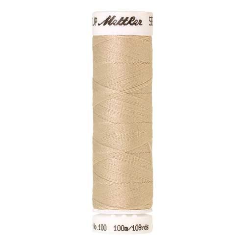 Mettler Threads - Seralon Polyester - 100m Reel - White Mushroom 1453