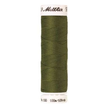 Mettler Threads - Seralon Polyester - 100m Reel - Moss Green 0882