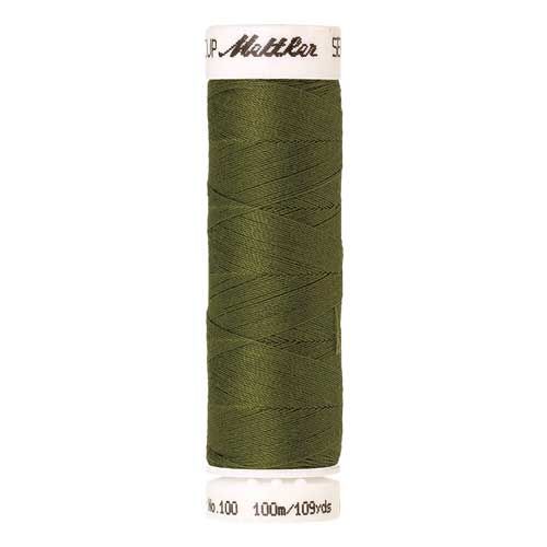 Mettler Threads - Seralon Polyester - 100m Reel - Moss Green 0882