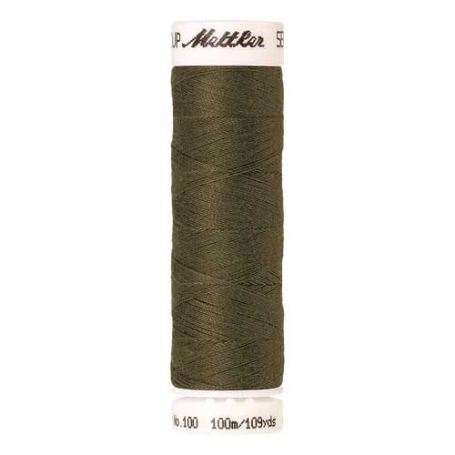 Mettler Threads - Seralon Polyester - 100m Reel - Olive Drab 0420