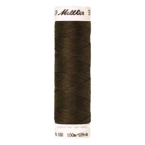 Mettler Threads - Seralon Polyester - 100m Reel - Golden Brown 0667