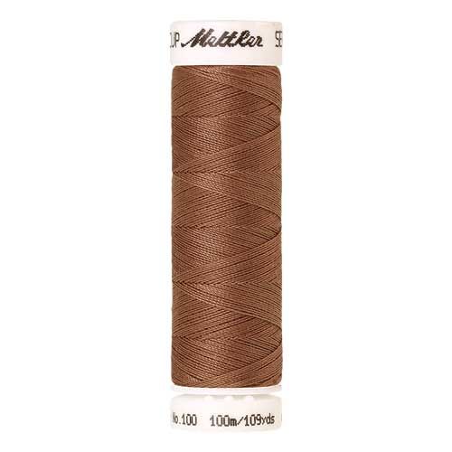 Mettler Threads - Seralon Polyester - 100m Reel - Walnut 0280
