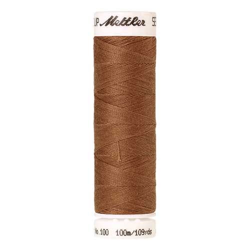 Mettler Threads - Seralon Polyester - 100m Reel - Dark Tan 0287
