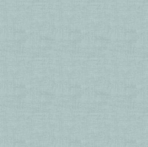 Makower Fabric - Linen Texture Look - Duck Egg - 100% Cotton