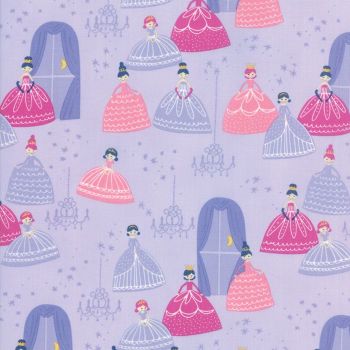 Moda Fabric - Once Upon A Time - Grand Ball - Lavender - 100% Cotton 