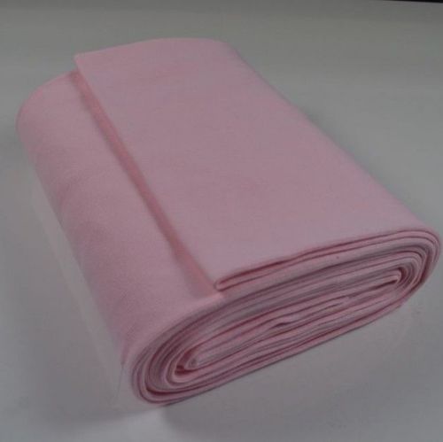 Stretch Ribbing/Collar/Cuff Fabric - Plain Baby Pink HW - 95% Cotton 5% Lyc