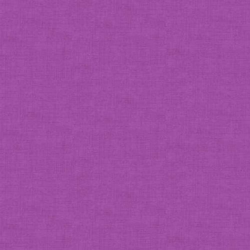 Makower Fabric - Linen Texture Look - Hyacinth - 100% Cotton 