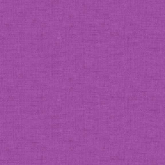 Makower Fabric - Linen Texture Look - Hyacinth - 100% Cotton 