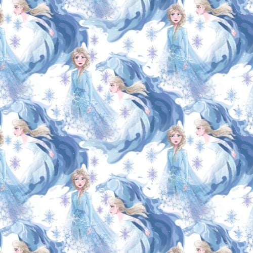 Disney Fabric - Frozen 2 - Elsa in Her Element - 100% Cotton - 1/4m+