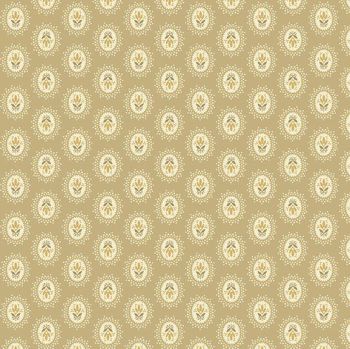 Andover Fabric - Edyta Sitar - Sonoma - Medallions - Bisque - 100% Cotton - 1/4m+